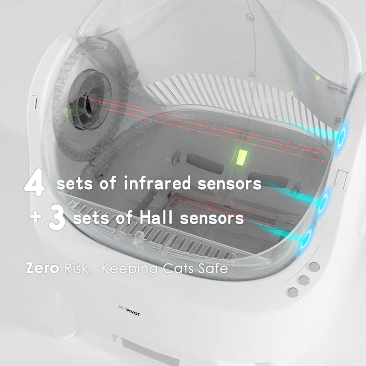 Self-Cleaning Open-Top Cat Litter Box — Easy, Clean, and Stress-Free Pet Care