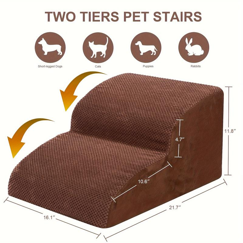 Soft Foam Doggie Ladder - Extra Wide Non-Slip High Density Foam Dog