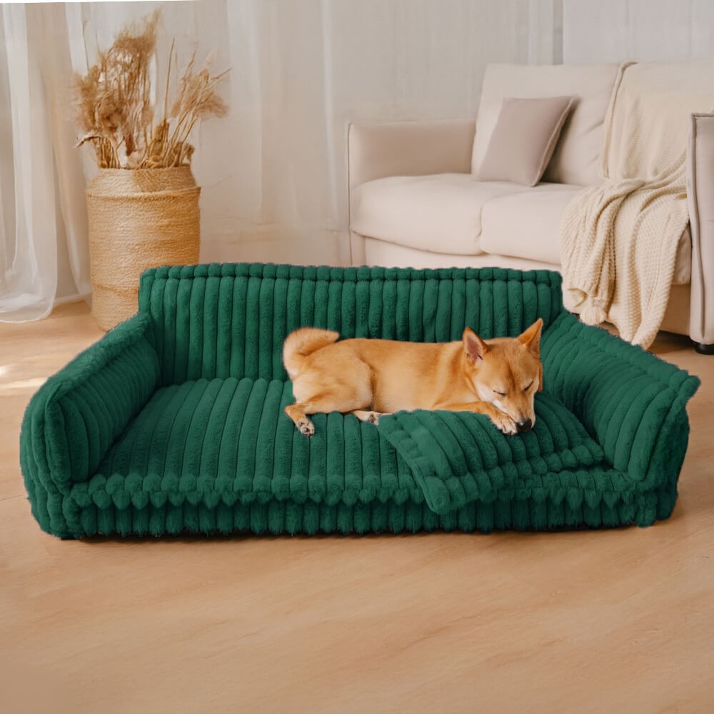 Orthopedic Fluffy Dog Sofa Bed-Where Ultimate Comfort Meets Modern Home Style