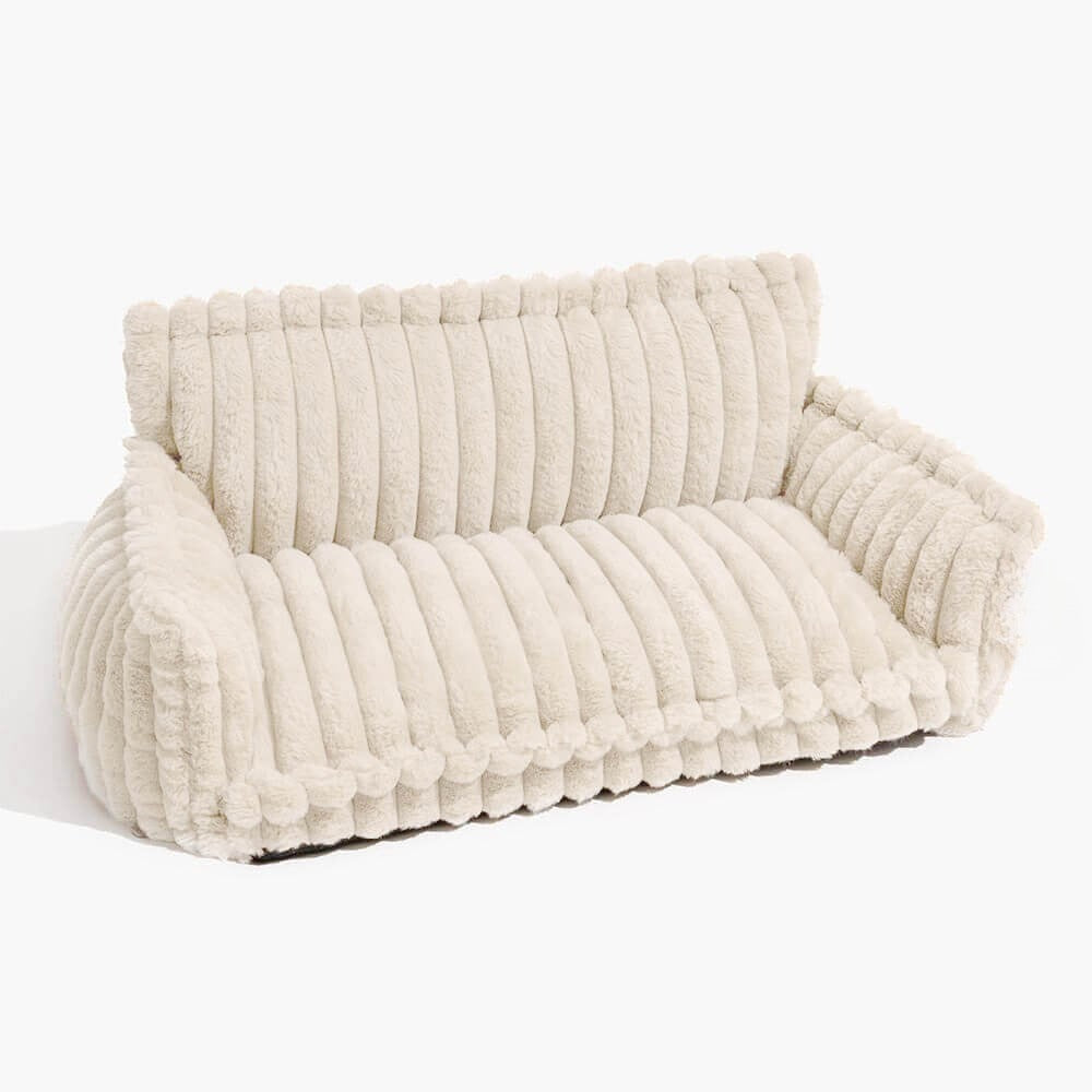 Orthopedic Fluffy Dog Sofa Bed-Where Ultimate Comfort Meets Modern Home Style