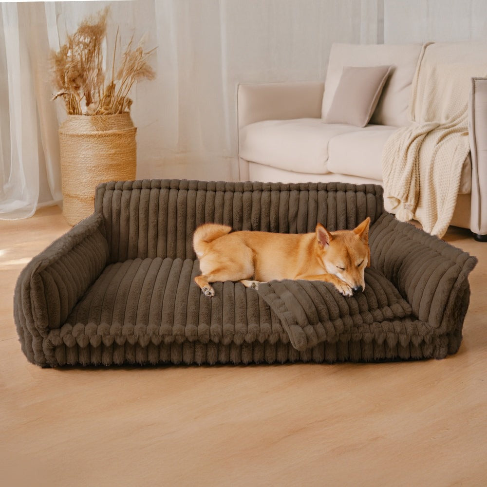 Orthopedic Fluffy Dog Sofa Bed-Where Ultimate Comfort Meets Modern Home Style