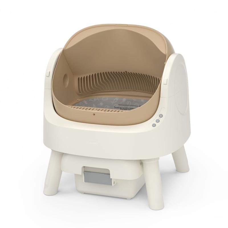 Self-Cleaning Open-Top Cat Litter Box — Easy, Clean, and Stress-Free Pet Care