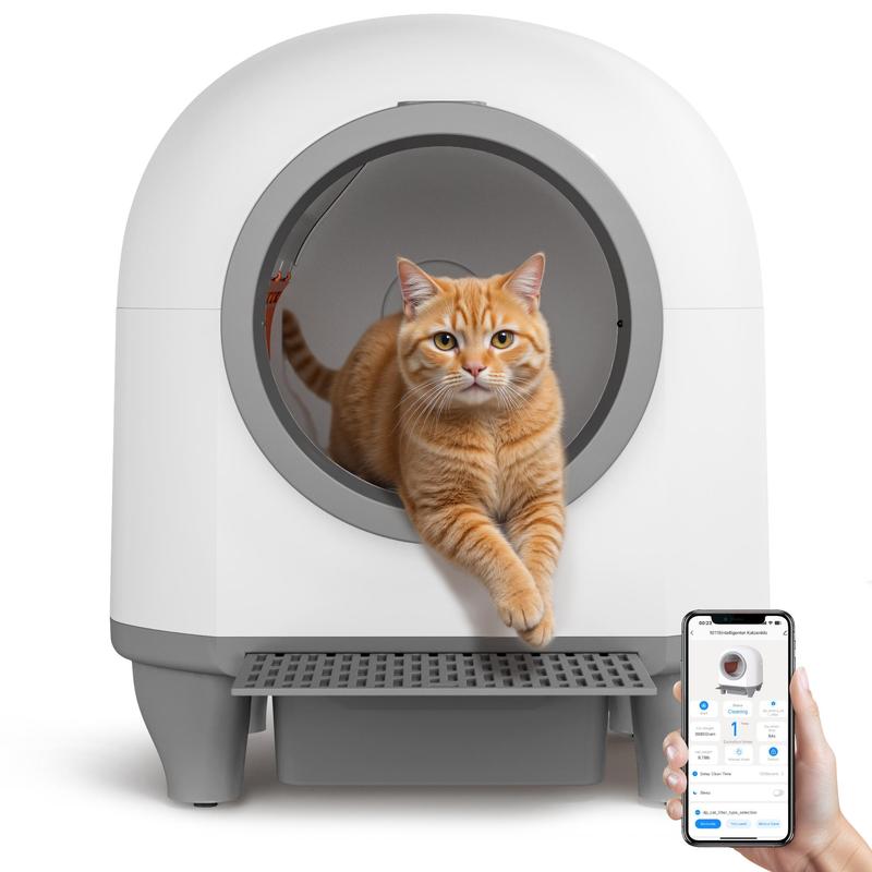 Smart Self-Cleaning Cat Litter Box — Safe, Quiet & App-Controlled