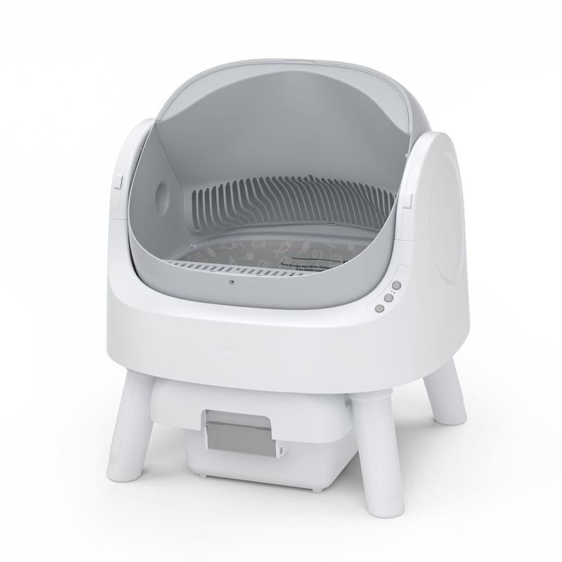 Self-Cleaning Open-Top Cat Litter Box — Easy, Clean, and Stress-Free Pet Care