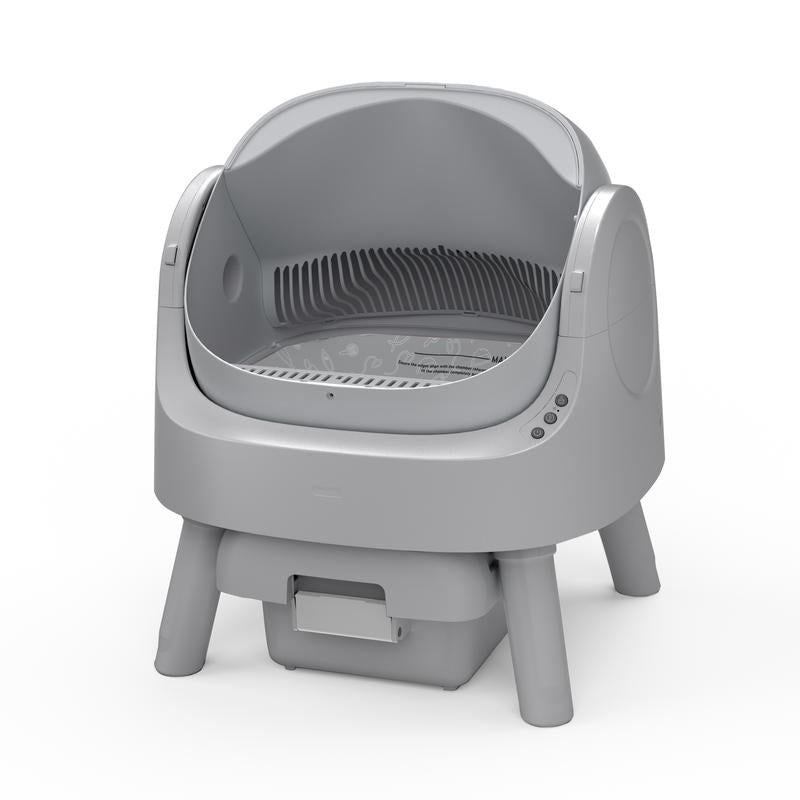 Self-Cleaning Open-Top Cat Litter Box — Easy, Clean, and Stress-Free Pet Care